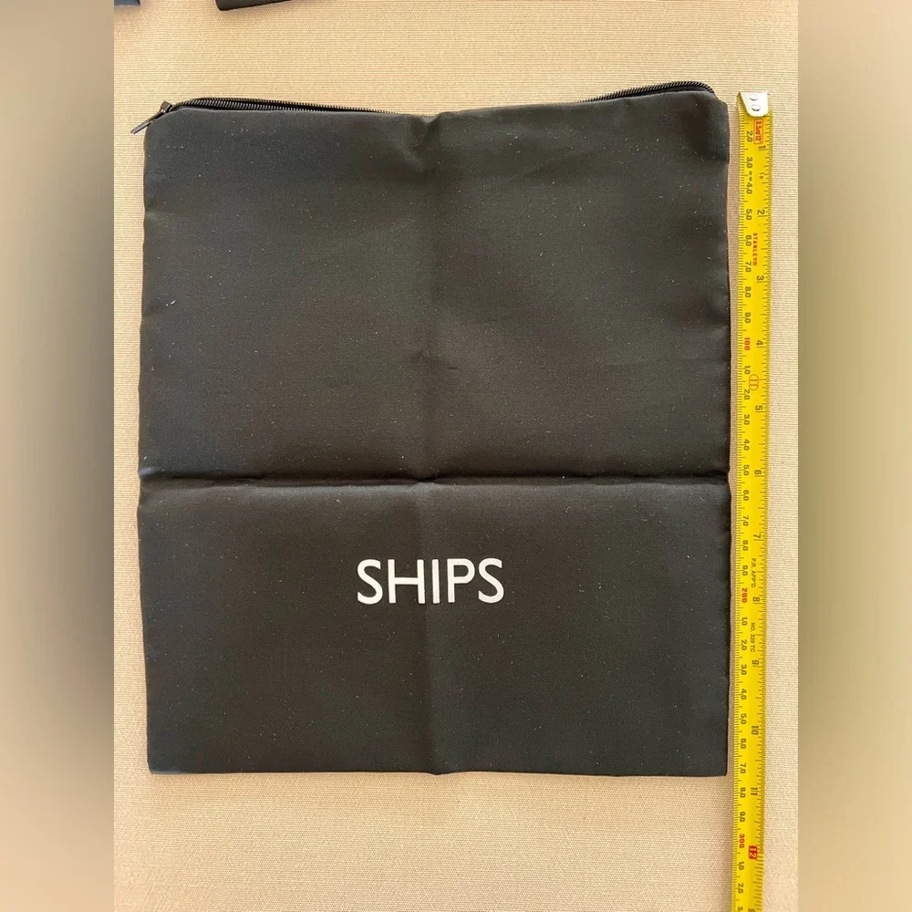 Ships Black Nylon Pouches